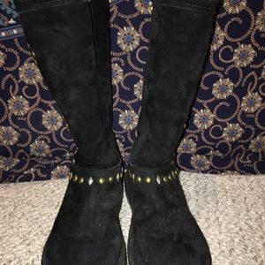 Black studded UGG boots (tall)